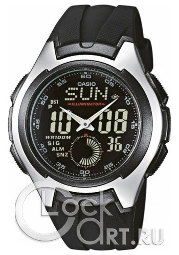 Мужские наручные часы Casio Combination AQ-160W-1B