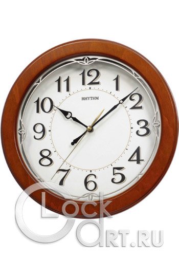 часы Rhythm Wooden Wall Clocks CMG107NR06