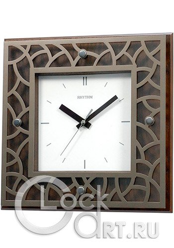часы Rhythm Wooden Wall Clocks CMG998NR06