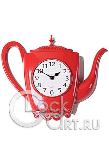 часы B&S Wall Clock M100-RED