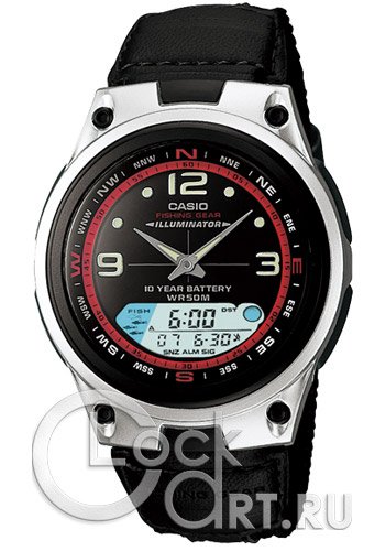 Мужские наручные часы Casio Fishing Gear AW-82B-1A