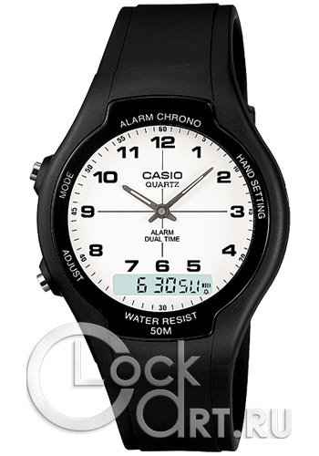 Мужские наручные часы Casio Combination AW-90H-7B