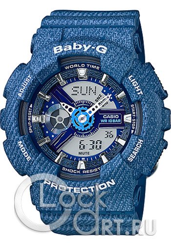 Женские наручные часы Casio Baby-G BA-110DC-2A2