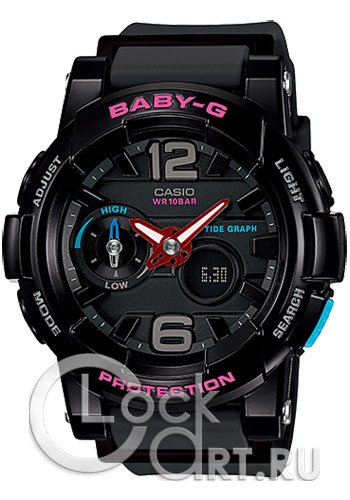Женские наручные часы Casio Baby-G BGA-180-1B