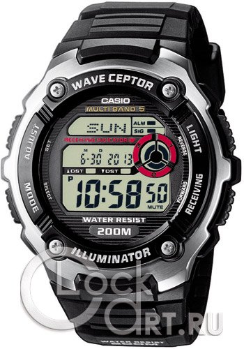 Мужские наручные часы Casio Wave Ceptor WV-200E-1A