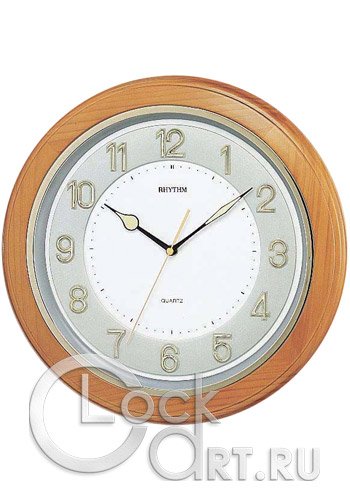 часы Rhythm Wooden Wall Clocks CMG266BR07