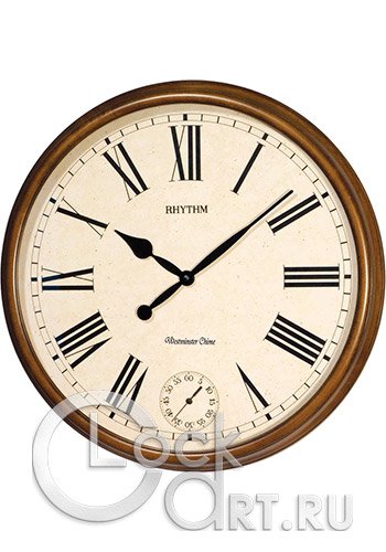 часы Rhythm Wooden Wall Clocks CMH721CR06
