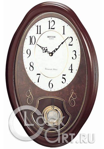 часы Rhythm Wooden Wall Clocks CMJ320NR06