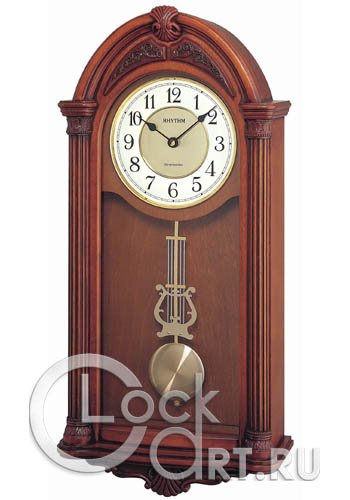часы Rhythm Wooden Wall Clocks CMJ340NR07