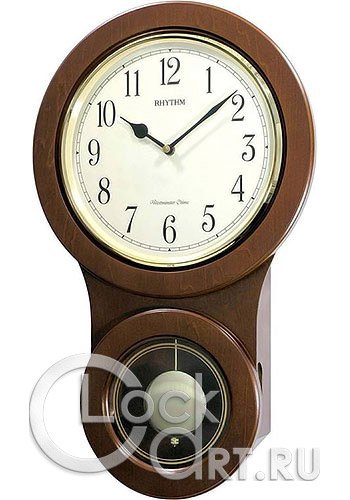 часы Rhythm Wooden Wall Clocks CMJ499FR06