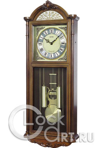 часы Rhythm High Grade Wooden Clocks CMJ515NR06