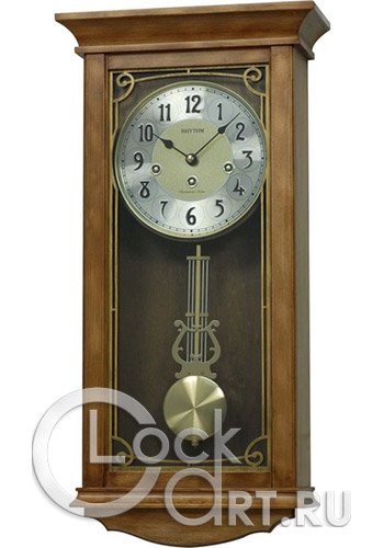 часы Rhythm Wooden Wall Clocks CMJ555NR06