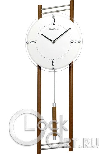 часы Rhythm Wooden Wall Clocks CMP524NR06