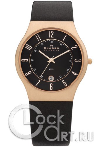 Мужские наручные часы Skagen Leather Classic 233XXLRLB