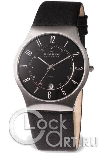 Мужские наручные часы Skagen Leather Classic 233XXLSLB