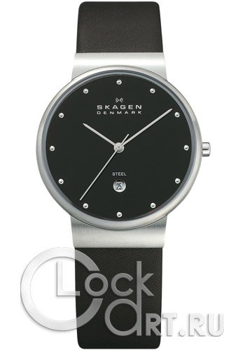 Женские наручные часы Skagen Leather Classic 355LSLB