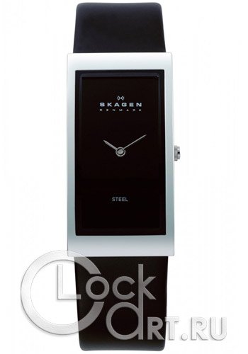 Женские наручные часы Skagen Leather Rectangular 359USLB