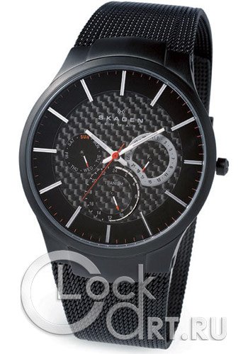 Мужские наручные часы Skagen Carbon Fibre 809XLTBB