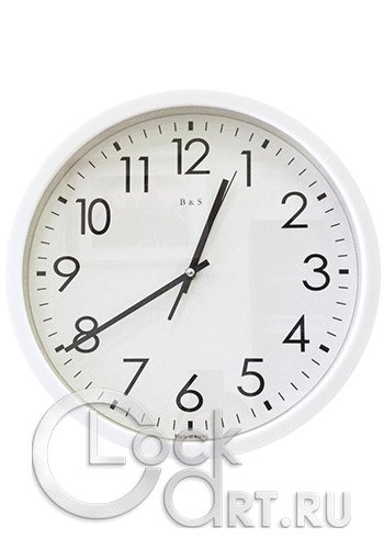 часы B&S Wall Clock HR-PA-305-W