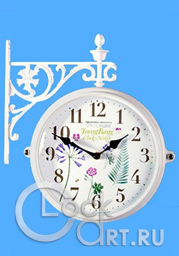 часы B&S Wall Clock M195-WH-F10