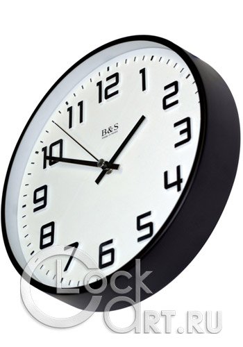 часы B&S Wall Clock SHC-251-PEM(BL)