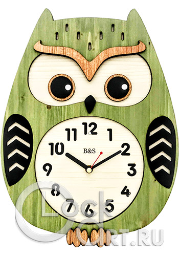 часы B&S Wall Clock WMC-136-GRN