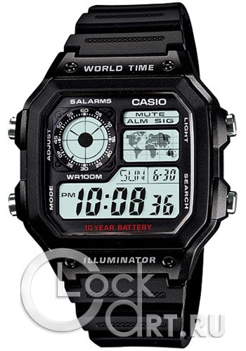 Мужские наручные часы Casio Outgear AE-1200WH-1A