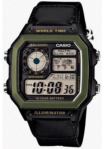 Мужские наручные часы Casio General AE-1200WHB-1B