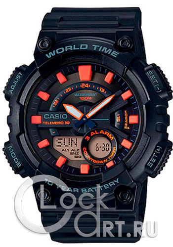Мужские наручные часы Casio Ana-Digi AEQ-110W-1A2VEF