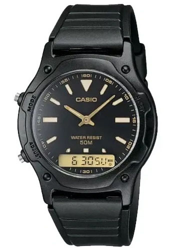 Мужские наручные часы Casio Ana-Digi AW-49HE-1A