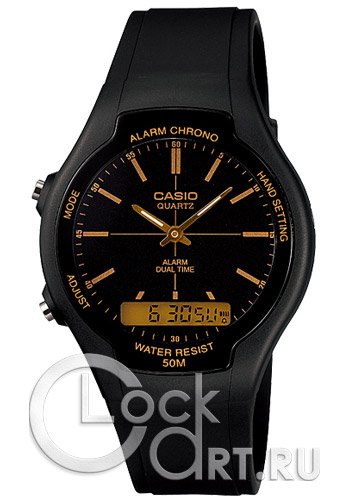 Мужские наручные часы Casio Combination AW-90H-9E