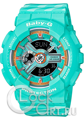 Женские наручные часы Casio Baby-G BA-110CH-3A