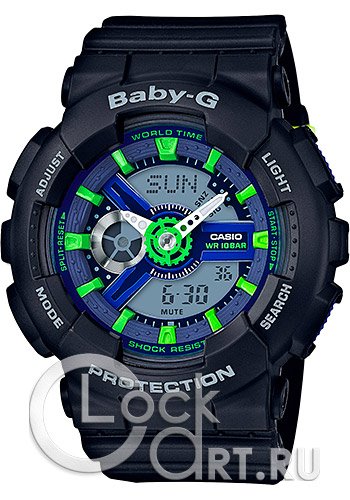 Женские наручные часы Casio Baby-G BA-110PP-1A