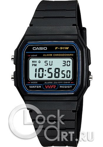 Мужские наручные часы Casio General F-91W-1