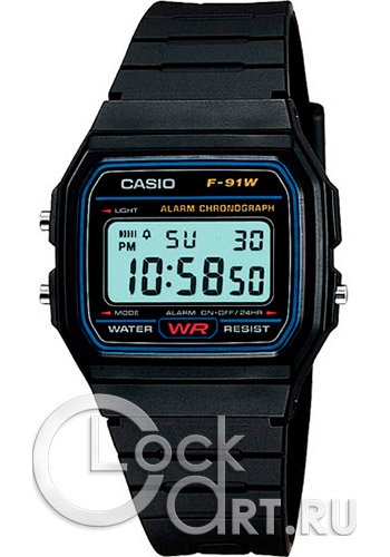 Мужские наручные часы Casio General F-91W-1Q