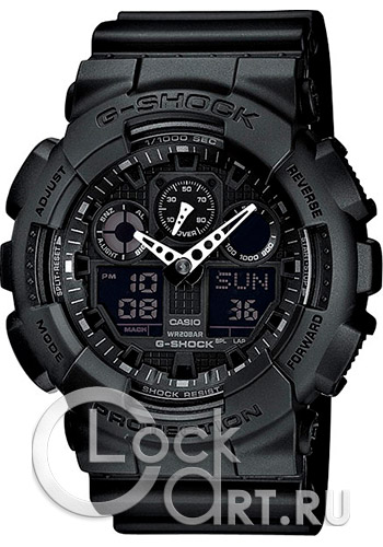 Мужские наручные часы Casio G-Shock GA-100-1A1