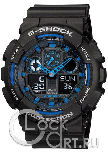 Мужские наручные часы Casio G-Shock GA-100-1A2