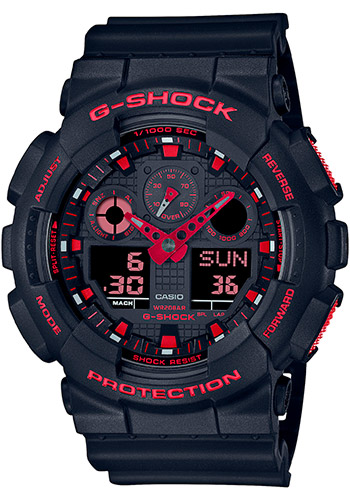 Мужские наручные часы Casio G-Shock GA-100BNR-1A