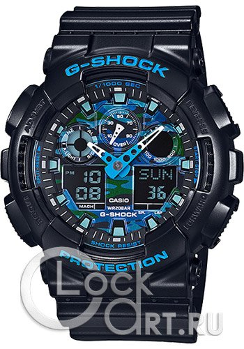 Мужские наручные часы Casio G-Shock GA-100CB-1A