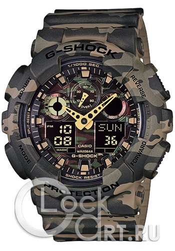 Мужские наручные часы Casio G-Shock GA-100CM-5A