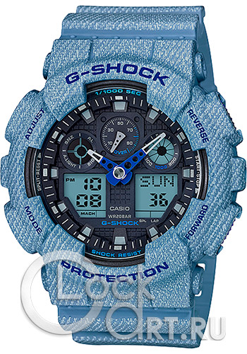 Мужские наручные часы Casio G-Shock GA-100DE-2A