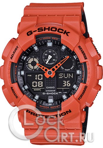 Мужские наручные часы Casio G-Shock GA-100L-4A