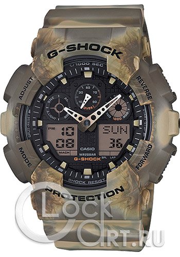 Мужские наручные часы Casio G-Shock GA-100MM-5A