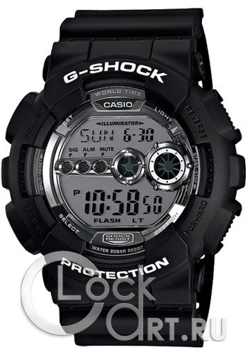 Мужские наручные часы Casio G-Shock GD-100BW-1E