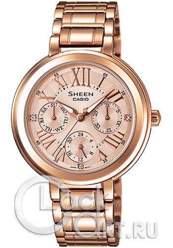 Женские наручные часы Casio Sheen SHE-3034PG-9A