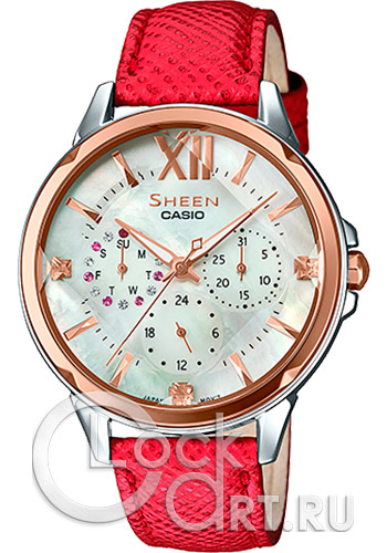 Женские наручные часы Casio Sheen SHE-3056GL-7A