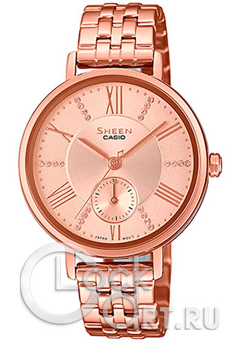 Женские наручные часы Casio Sheen SHE-3066PG-4AUEF