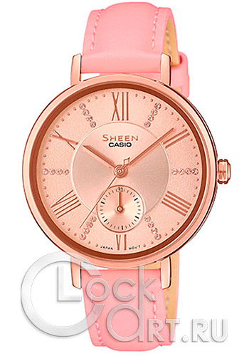 Женские наручные часы Casio Sheen SHE-3066PGL-4AUEF