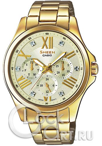 Женские наручные часы Casio Sheen SHE-3806GD-9A