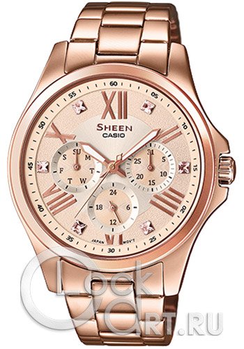 Женские наручные часы Casio Sheen SHE-3806PG-9A